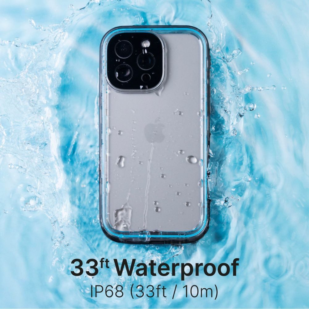 Catalyst Smartphone-Hülle Total Protection Waterproof Case, für iPhone 16 Pro, Schwarz