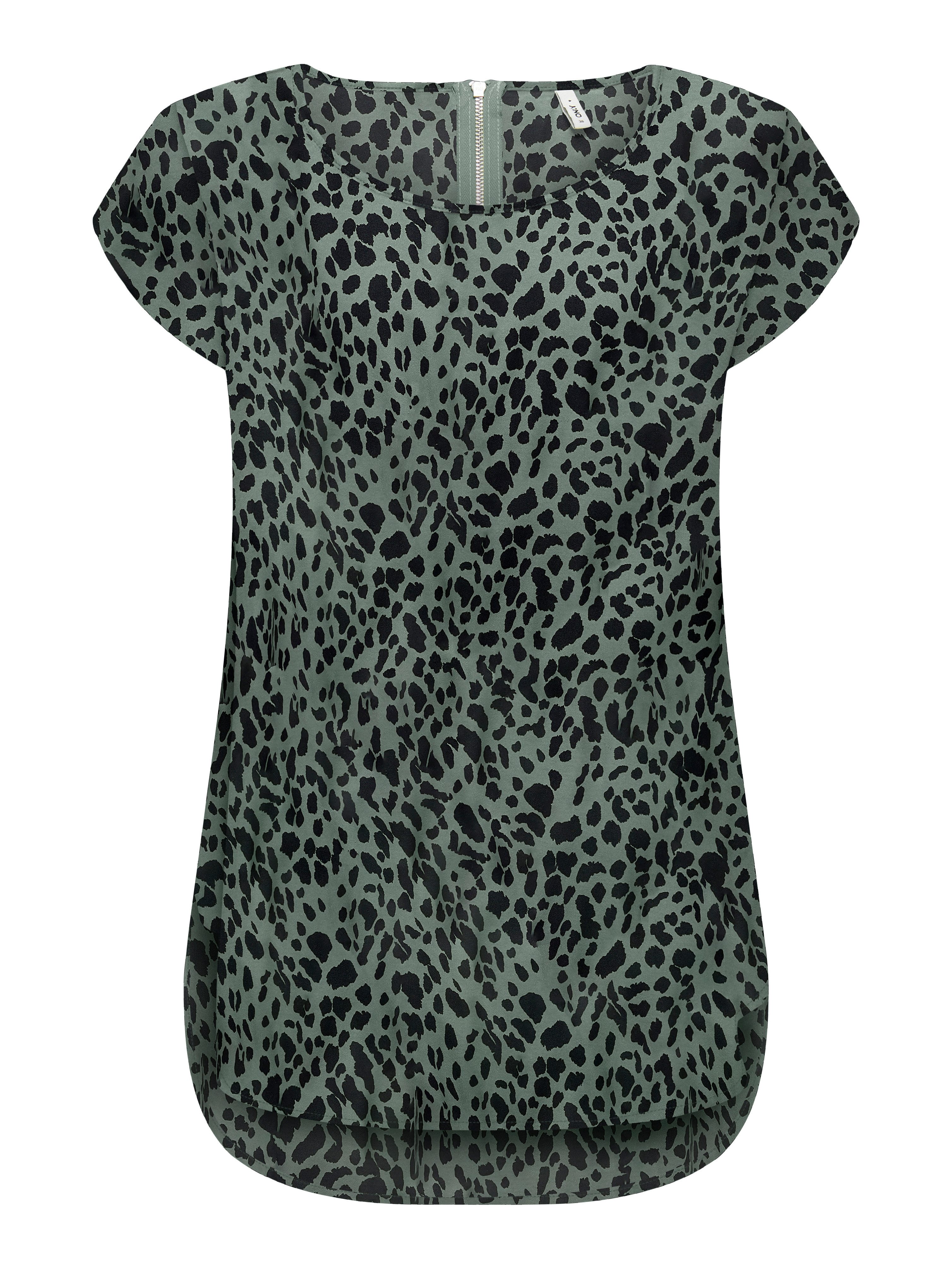 Laurel Wreath AOP:BLACK ANIMAL