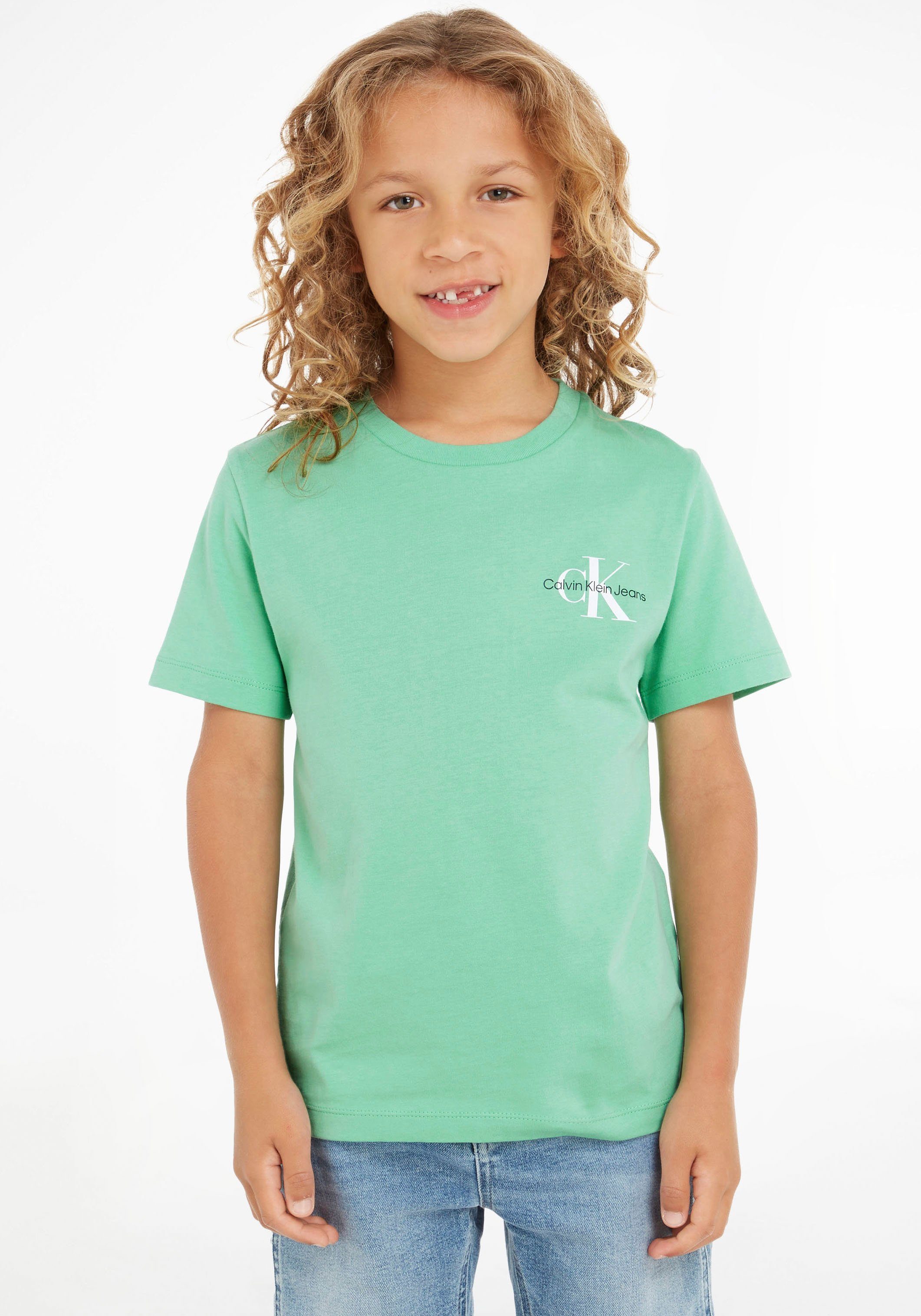 Calvin Klein Jeans T-Shirt mit Rundhalsausschnitt grün | T-Shirts