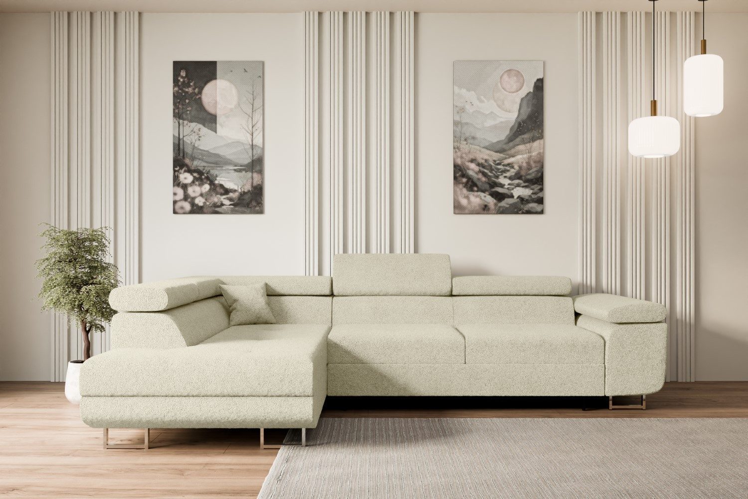 ALTDECOR Ecksofa GUSA-L, Couch mit Schlaffunktion, günstig online kaufen