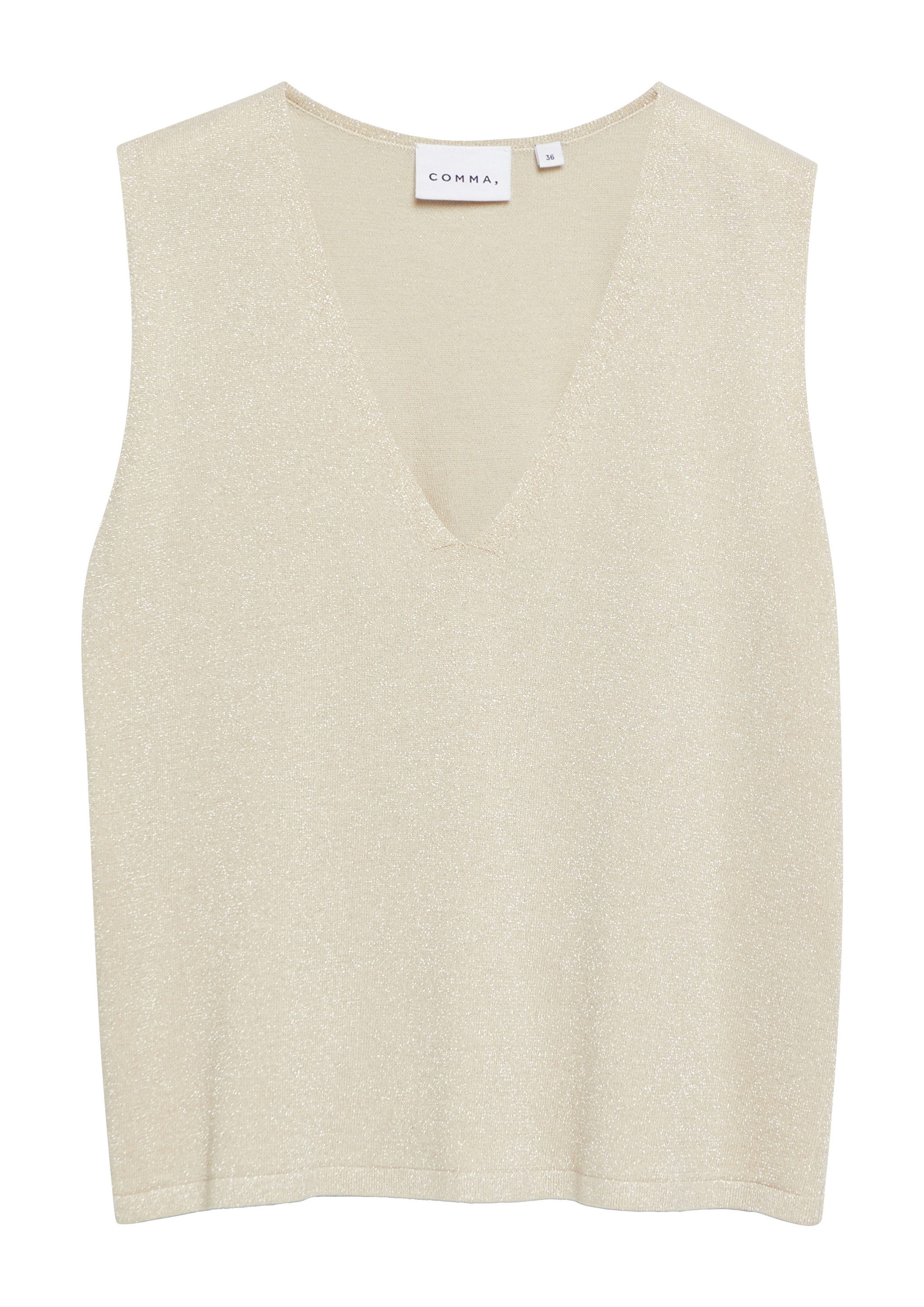 comma Rundhalspullover Strickpullunder Strickpullunder