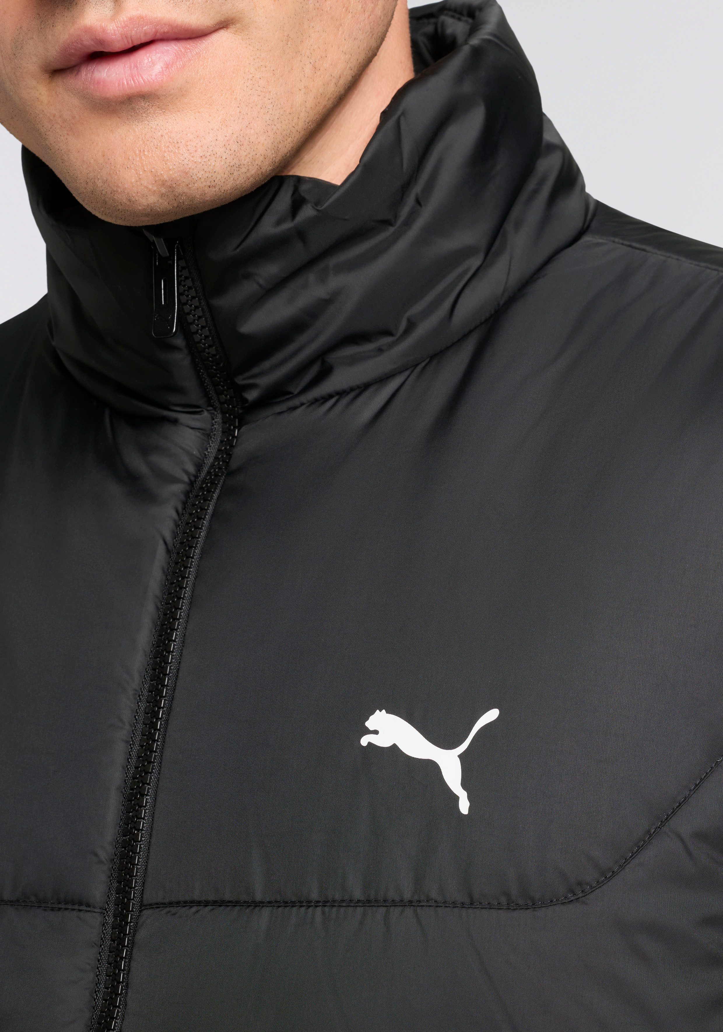 PUMA Winterjacke ESS PADDED VEST mit sportlichem Stil, warm durch WarmCELL-Technologie