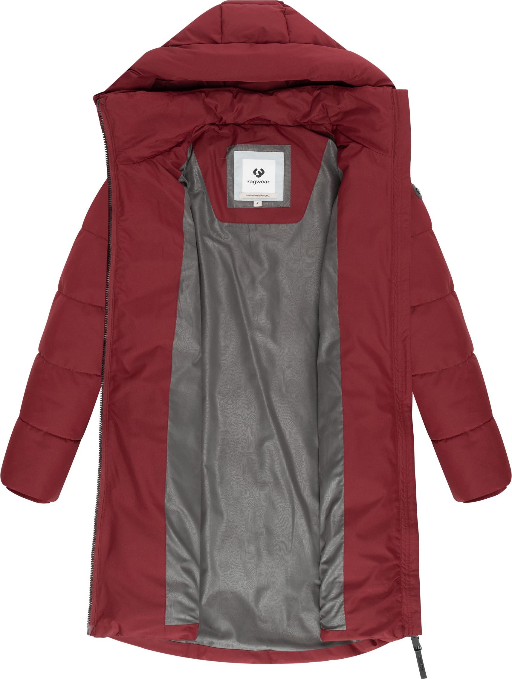 Ragwear Steppmantel Natalin YOUMODO Warmer Damen Wintermantel mit V-Steppung und Kapuze – Bild 5 von 5