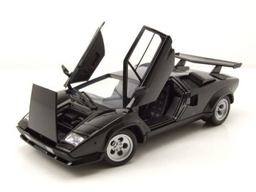 Welly Modellauto Lamborghini Countach schwarz Modellauto 1:24 Welly, Maßstab 1:24