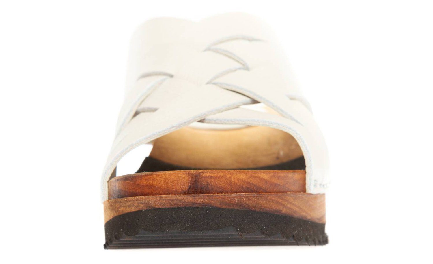 Wood Sport Clog Flex Salto Sanita Sanita White Sandal