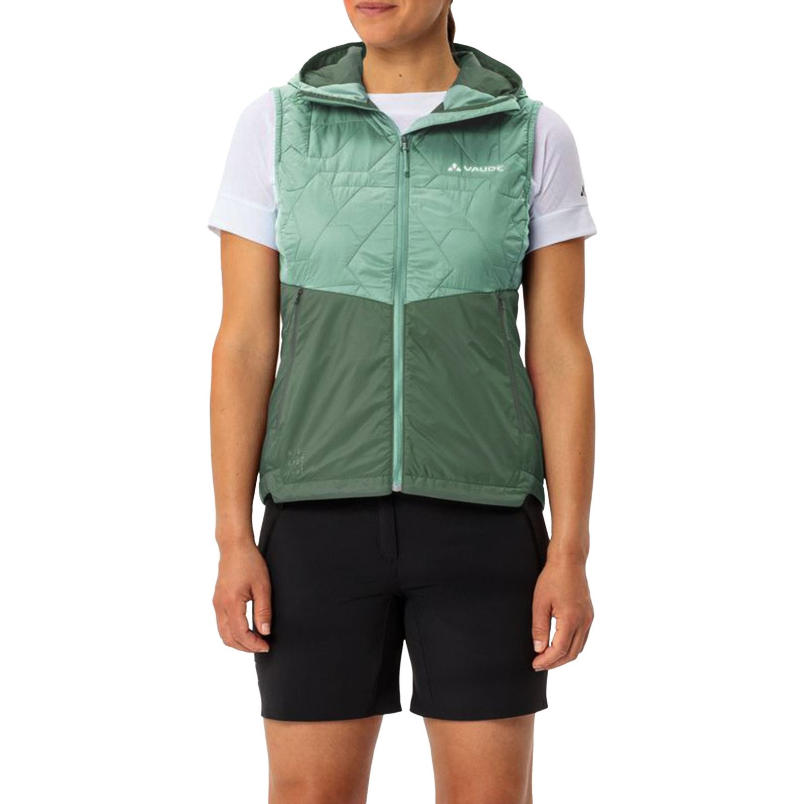 VAUDE Funktionsweste Freney Vest V mit Markenlogo auf der linken Brust