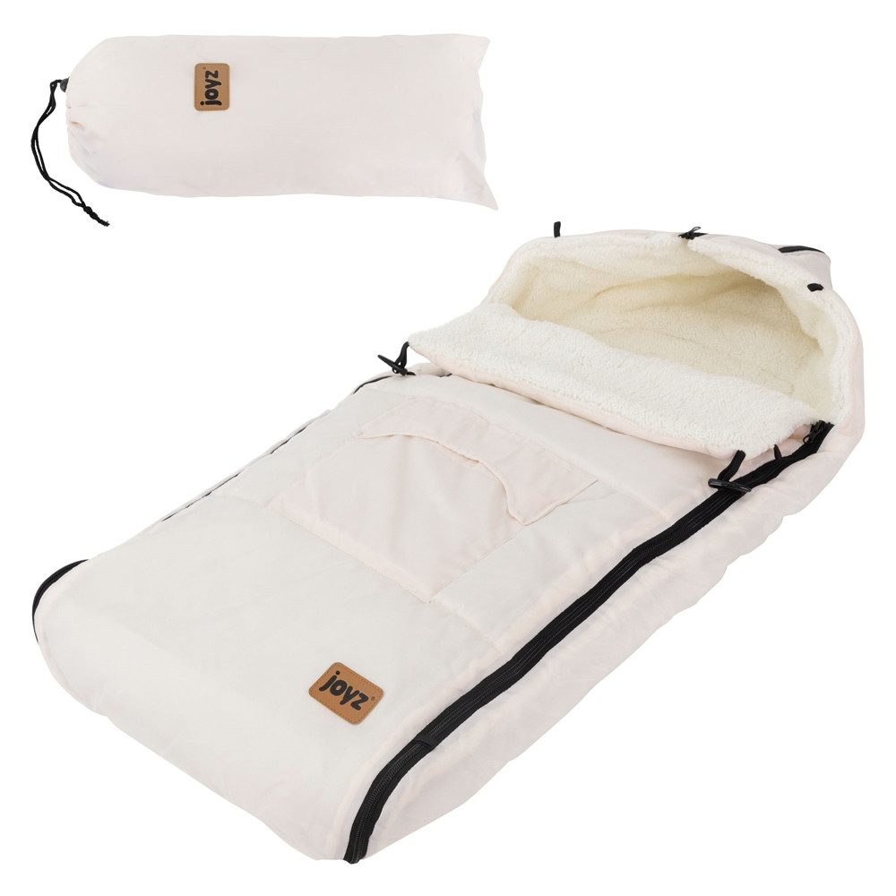 Fußsack Babyfußsack aus Fleece mit Reißverschluss Winterfußsack