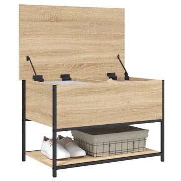 vidaXL Sitzbank Sitzbank mit Stauraum Sonoma-Eiche 70x42,5x47 cm Holzwerkstoff