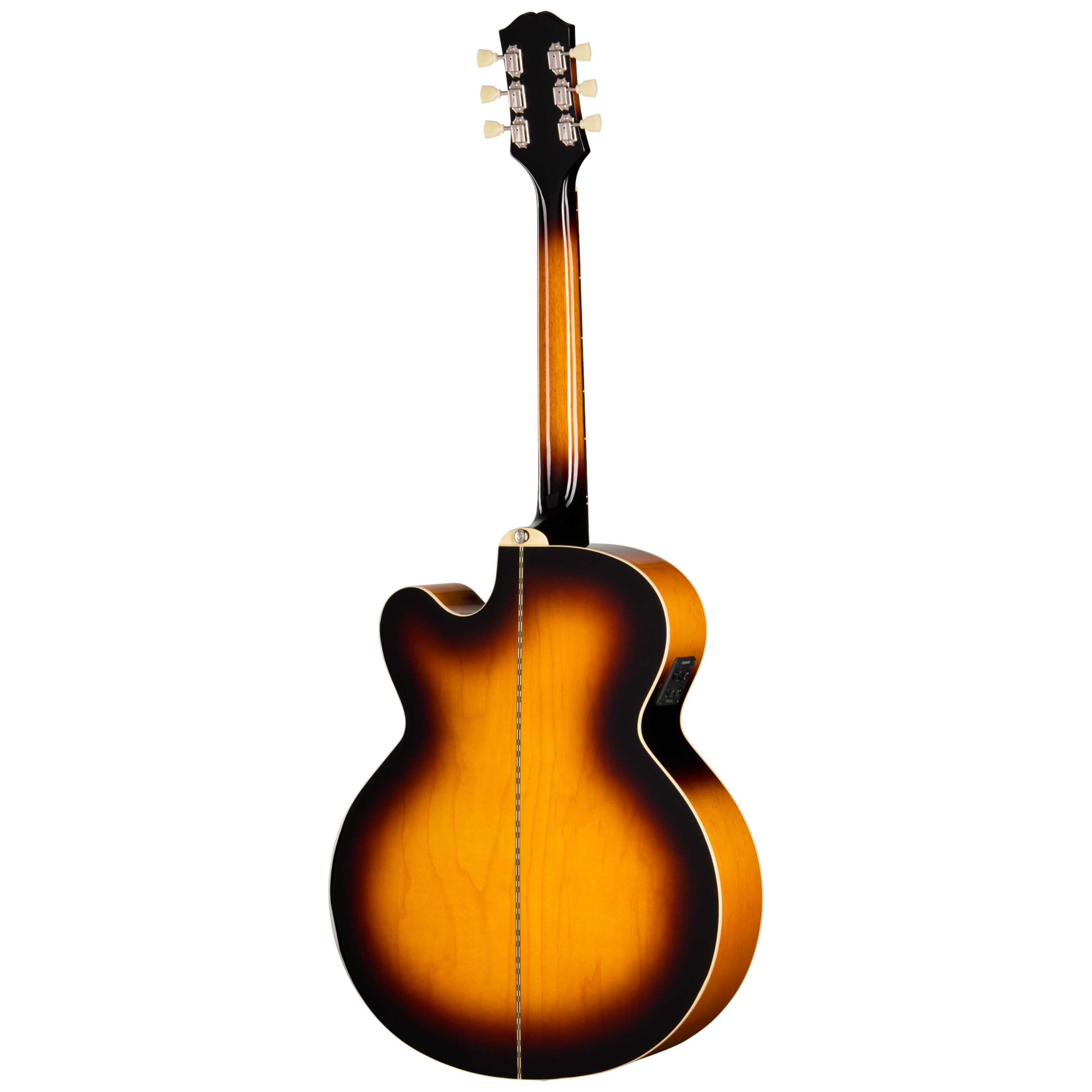 Epiphone Westerngitarre, Westerngitarren, Jumbo Gitarren, J-200 Studio EC Vintage Sunburst - Westerngitarre