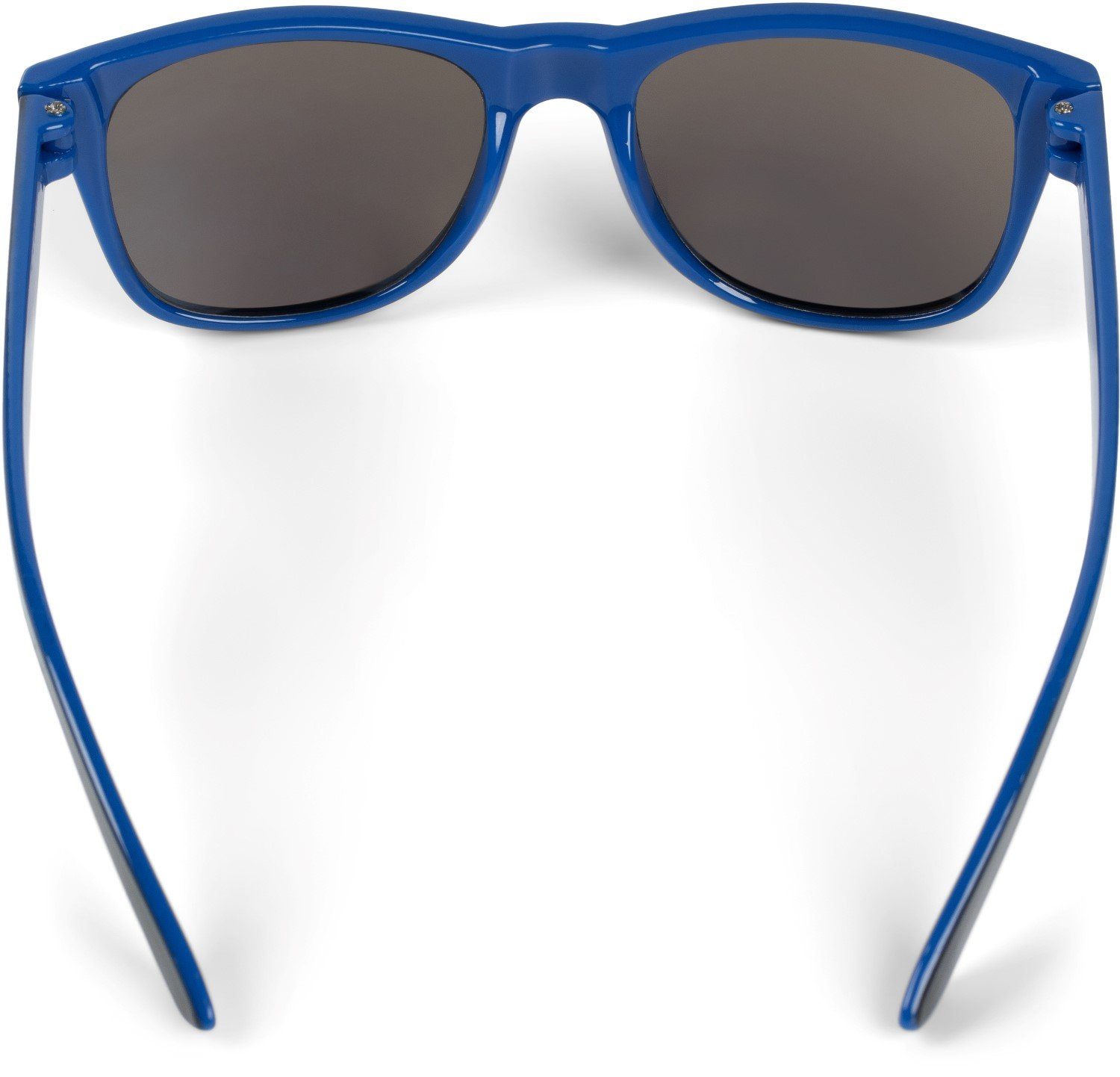 Gestell verspiegelt styleBREAKER Glas (1-St) Sonnenbrille Blau / Schwarz-Blau Verspiegelt