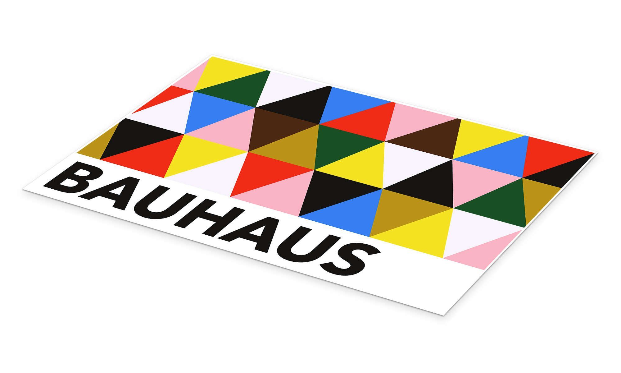 Posterlounge Wandbild Bauhaus Design, THE USUAL DESIGNERS, erhältlich als Poster, Leinwandbild, Wandsticker oder Acrylglasbild