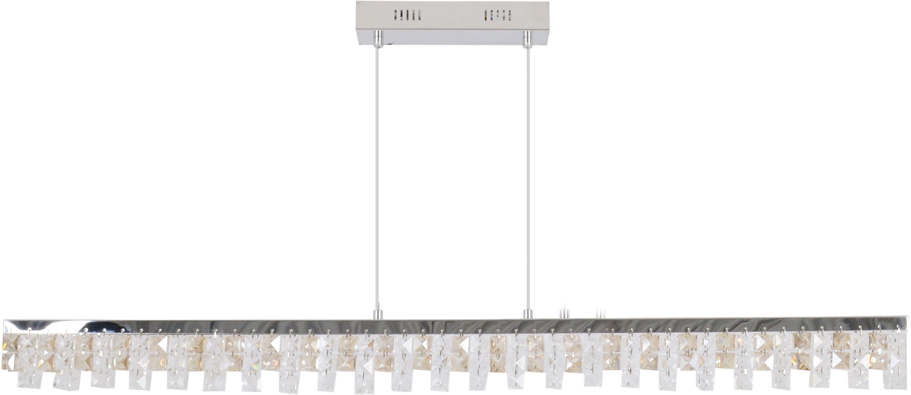 näve LED Pendelleuchte Diamonds, LED fest integriert, Warmweiß, LED Hängela günstig online kaufen