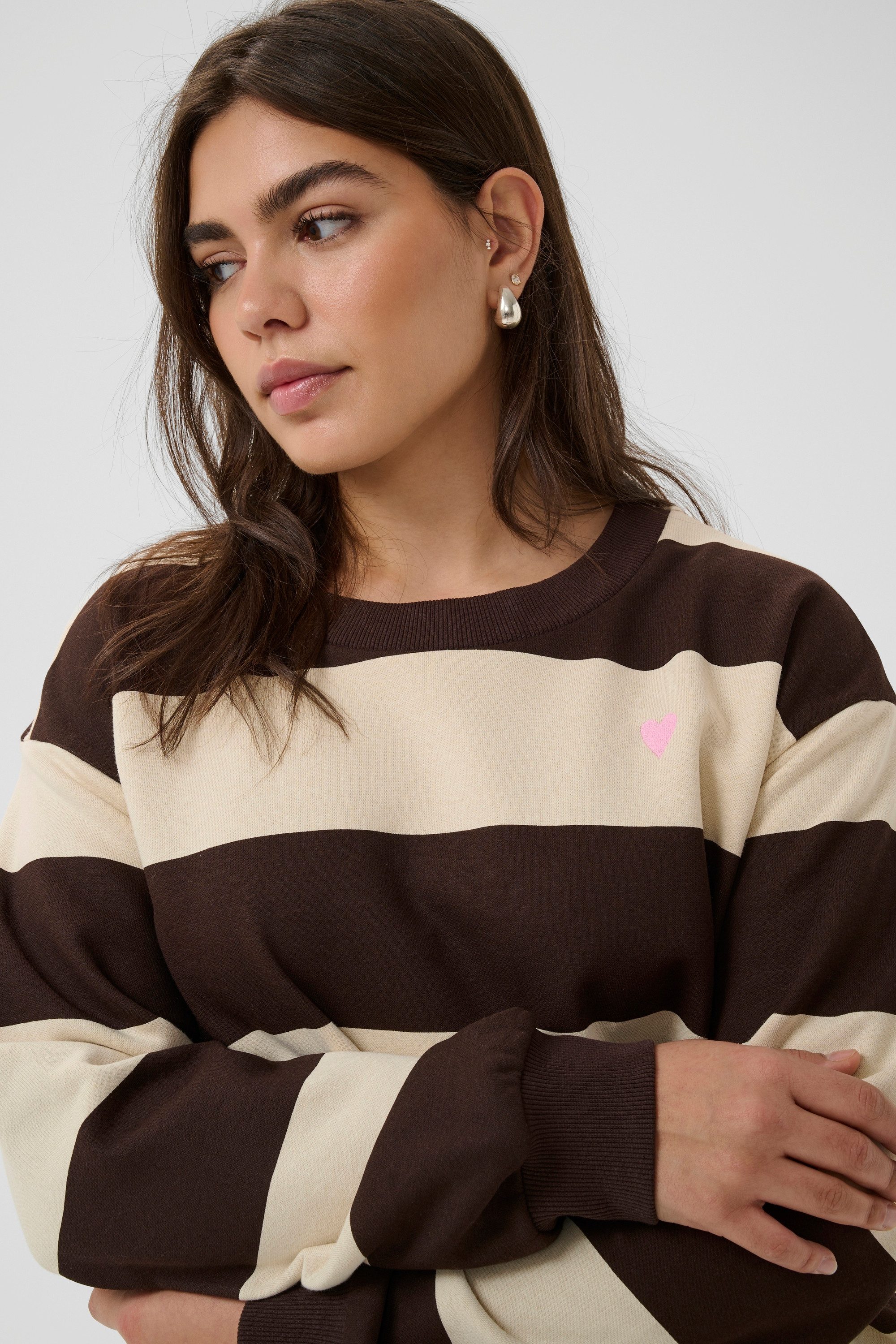 KAFFE Curve Fleecepullover Sweatshirt KCjomo plus