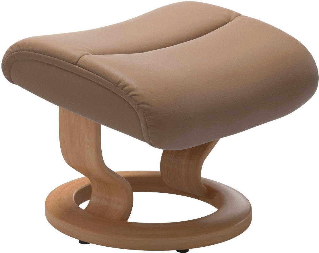 Stressless® Relaxsessel View (Set, Relaxsessel mit Hocker), mit Classic Base, Größe S,Gestell Eiche
