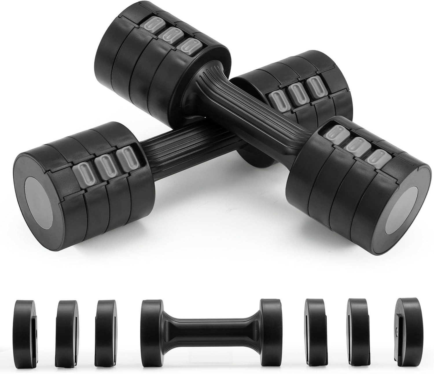 Dumbbell Hantelset für Frauen, verstellbar, 4-in-1-Gewichte