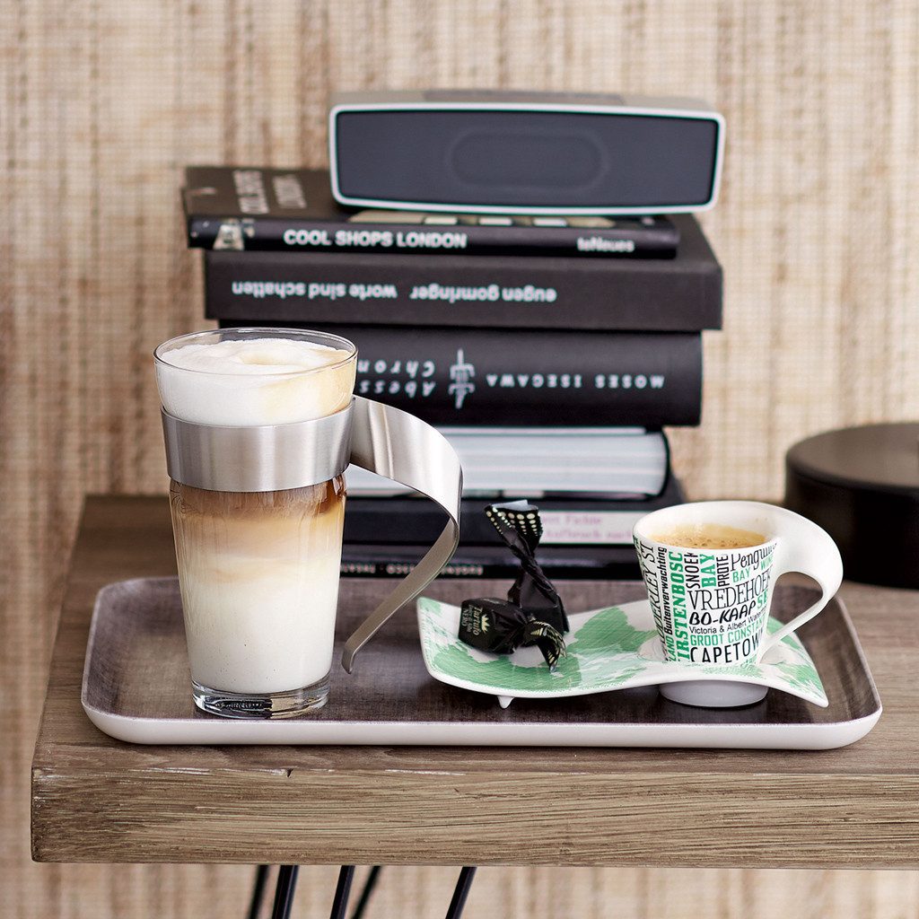 Villeroy & Boch Cappuccinotasse NewWave, Glas, Spülmaschinengeeignet