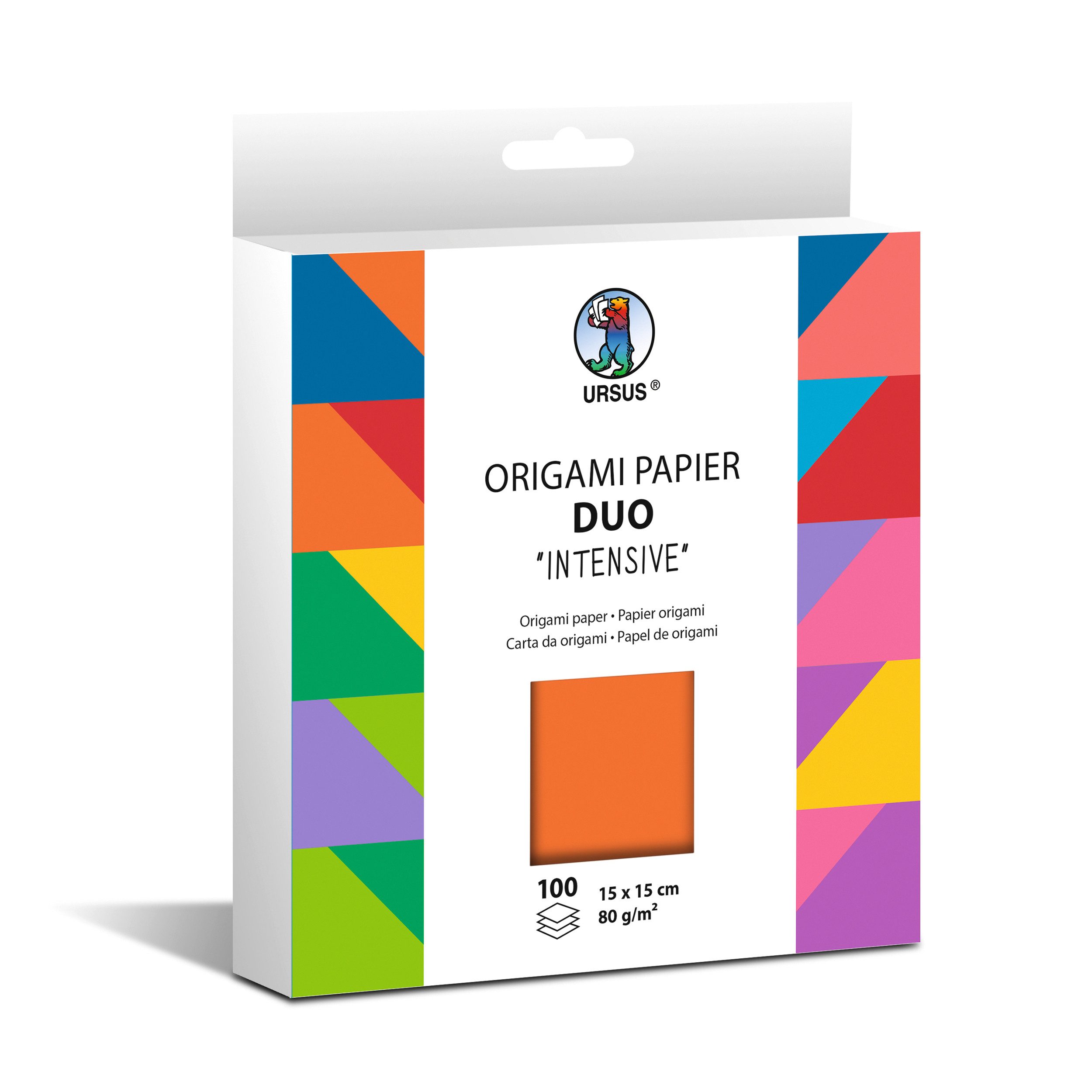 URSUS Kraftpapier Origami Papier 'Duo'