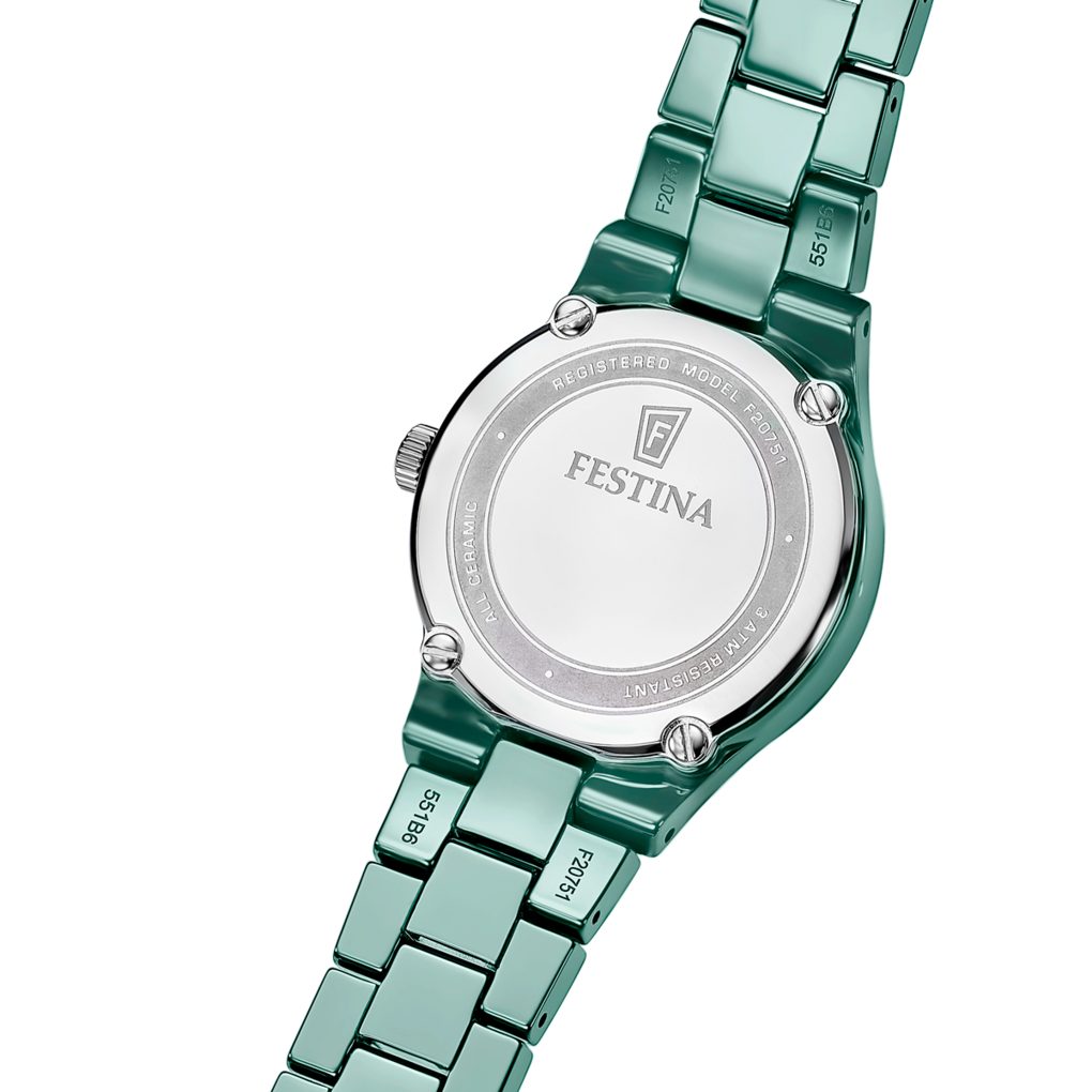 Festina Keramikuhr Ceramic F20751_3, Quarzuhr, Armbanduhr, Damenuhr, Keramik, analog