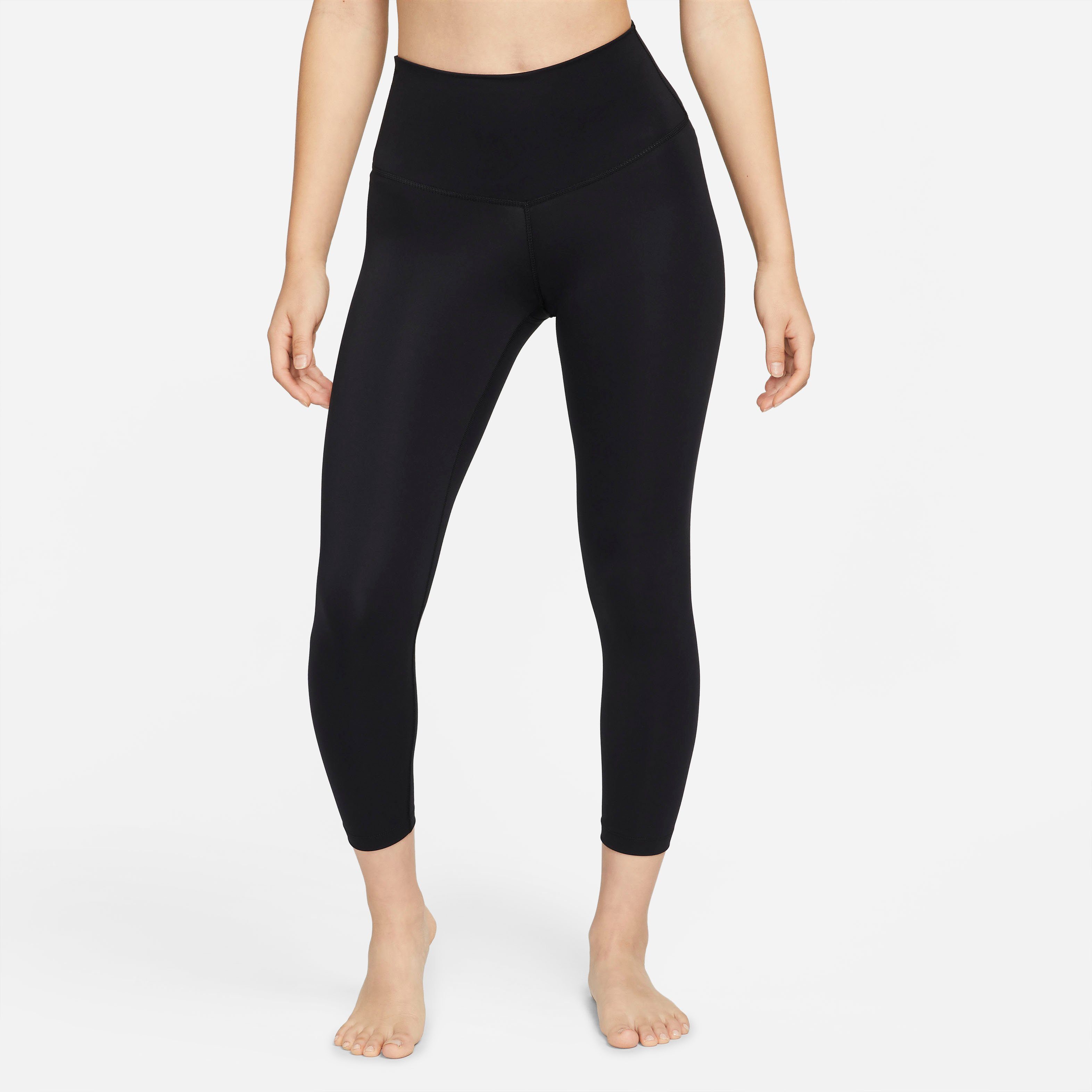 Nike Trainingstights Yoga Dri-FIT Women's High-Waisted / Leggings BLACK/IRON GREY | Trainingshosen