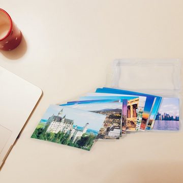 Zedelmaier Organizer Fotobox, Foto-Organizer Sortierboxen für Kleinteile (1 St), Aufbewahrungsbox für Postkarten, Fotos, Spielzeug