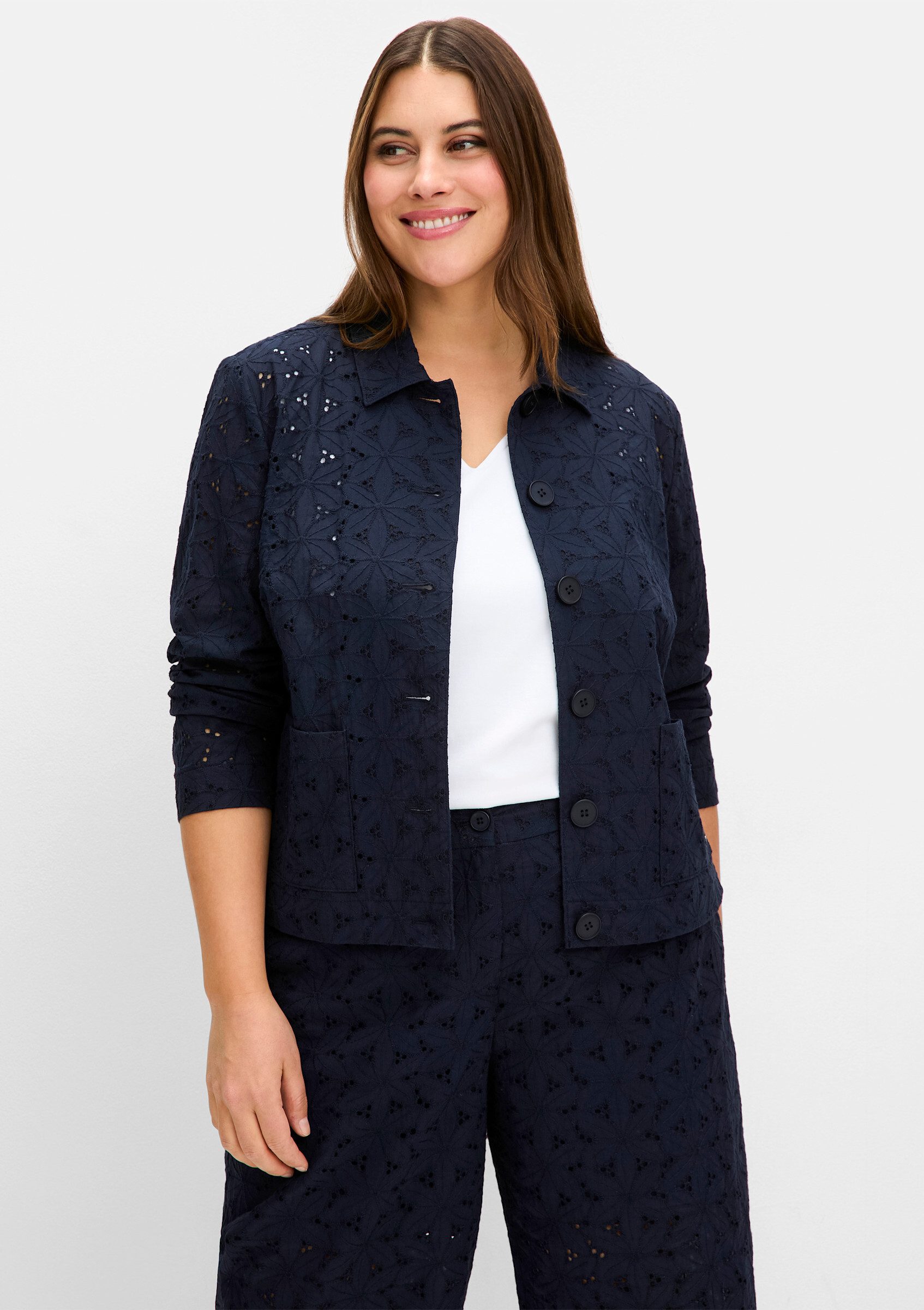Sheego Blusenblazer Blazer Langarm günstig online kaufen