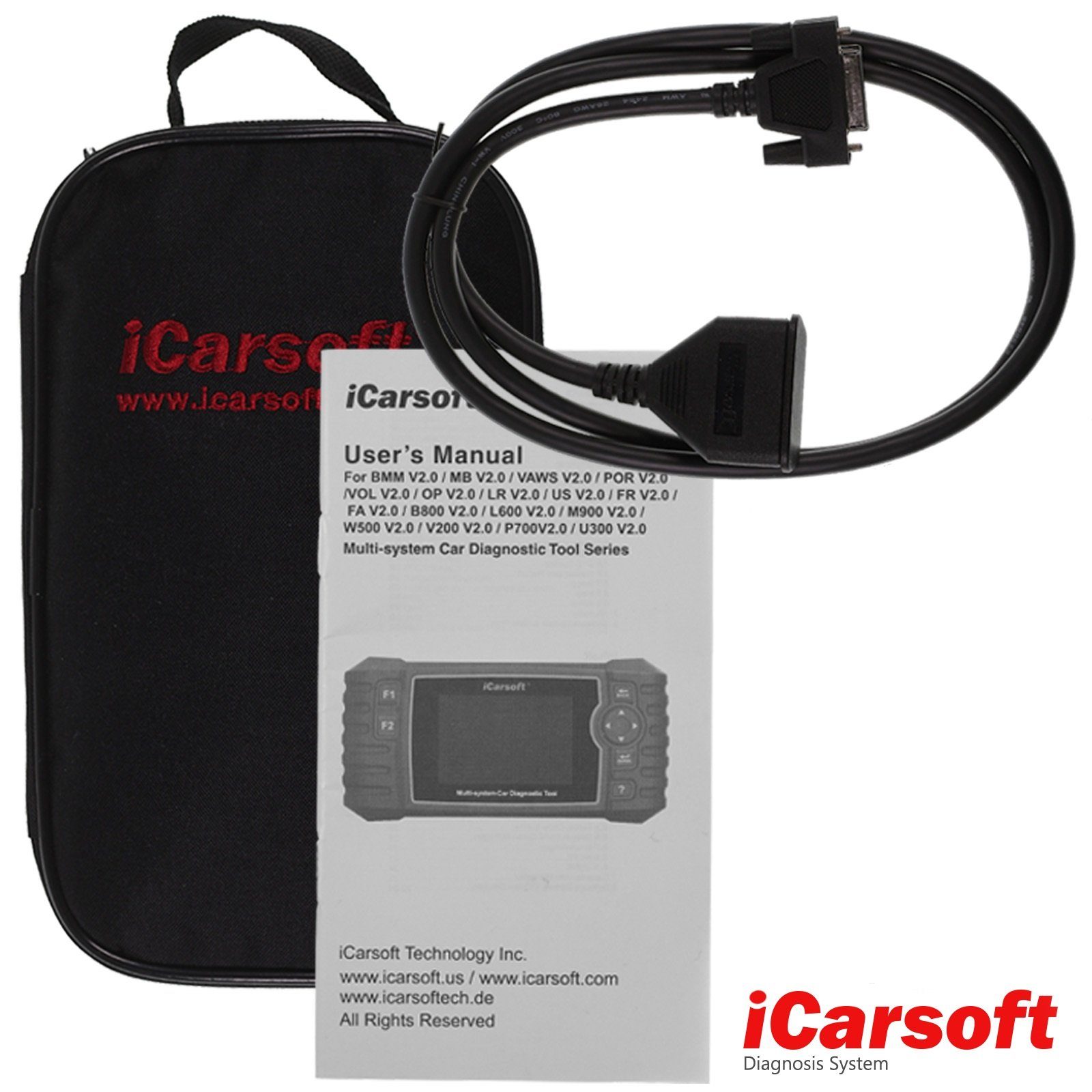 iCarsoft OBD2-Diagnosegerät MB V3.0 Auslesen, Wartung und Service für Mercedes, Sprinter, Smart – Bild 2 von 5