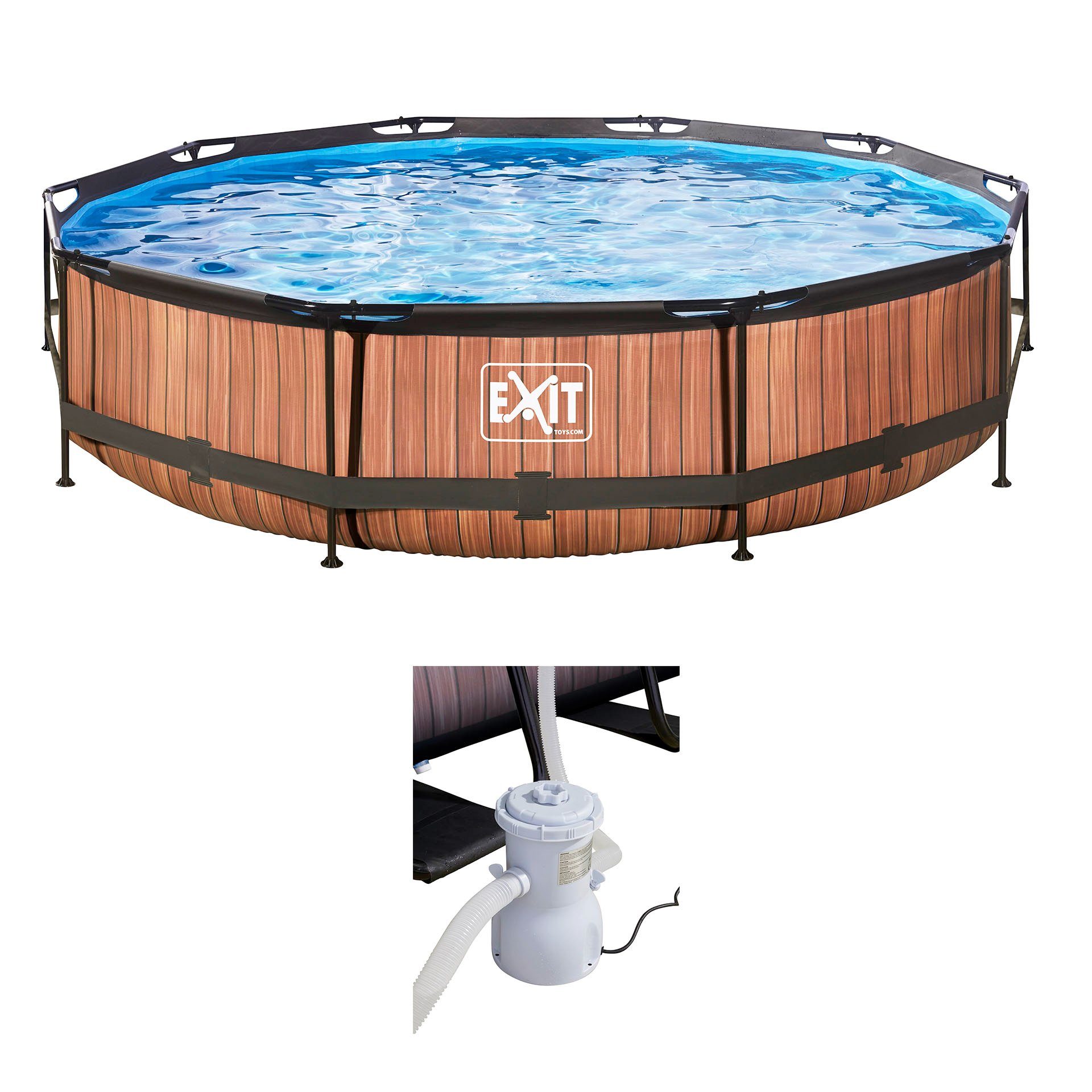 Framepool inkl. Kartuschen-Filterpumpe & Filterkartusche