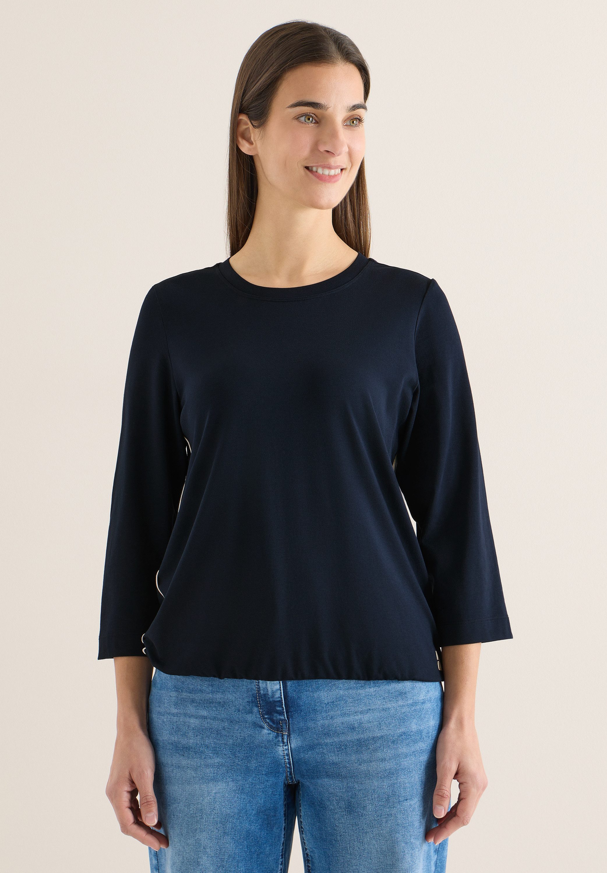 CECIL Langarmshirt mit 3/4 Ärmeln