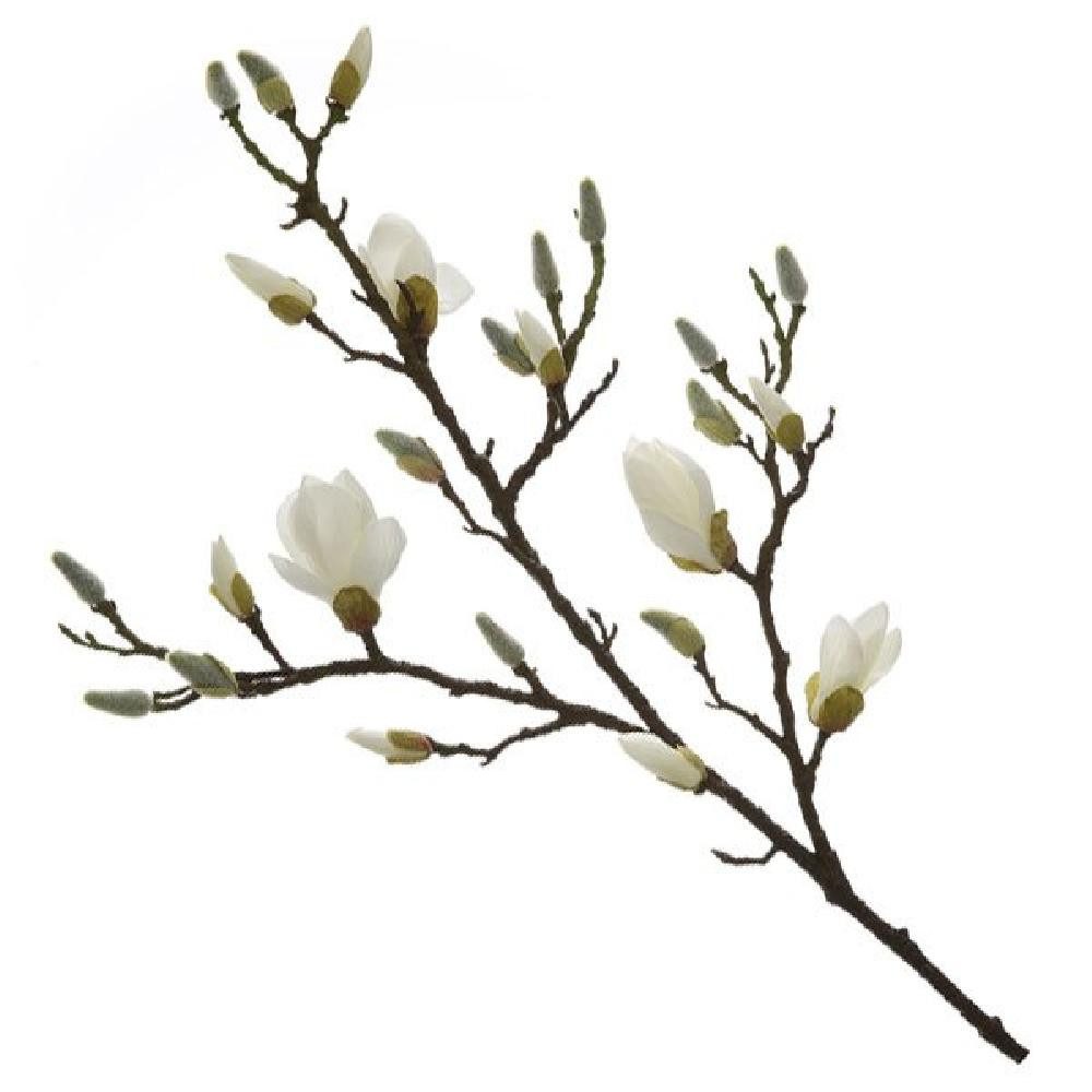 Künstliche Zimmerpflanze künstlicher Magnolienzweig (101cm), Fink