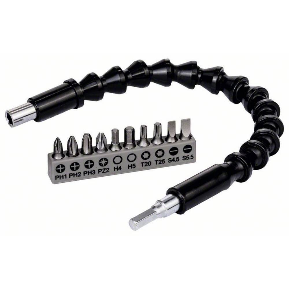 BOSCH Bit-Set Bit Verlängerung flexibler Set, mit 11-teilig