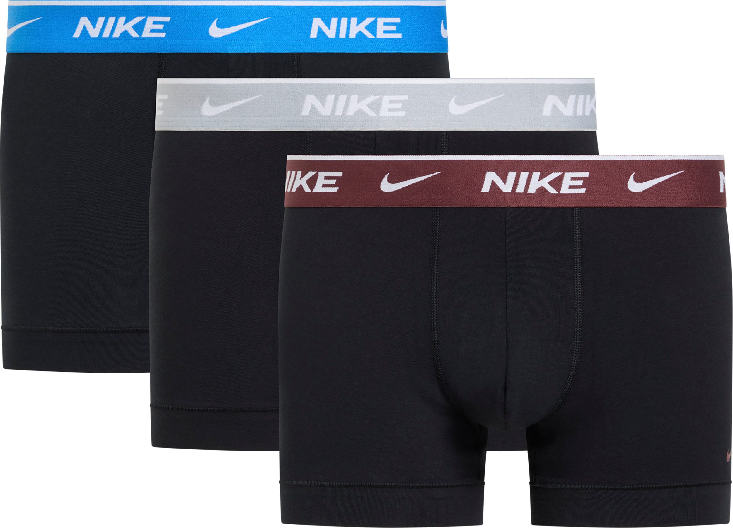 Nike Underwear Trunk TRUNK 3PK (Packung, 3-St., 3er) mit Logo-Elastikbund