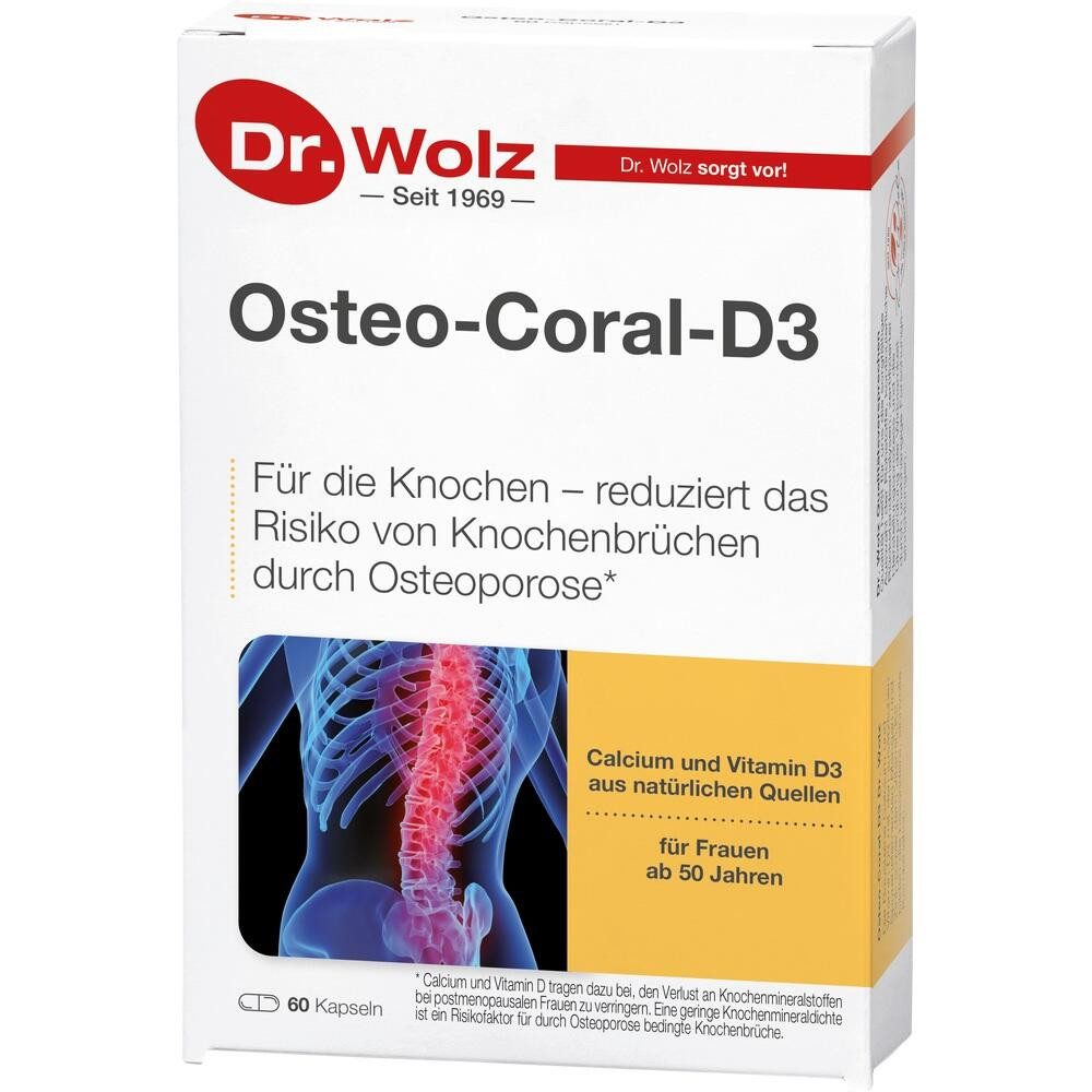 Dr. Wolz Zell OSTEO CORAL D3 Dr.Wolz Kapseln Kapseln, 60 St.
