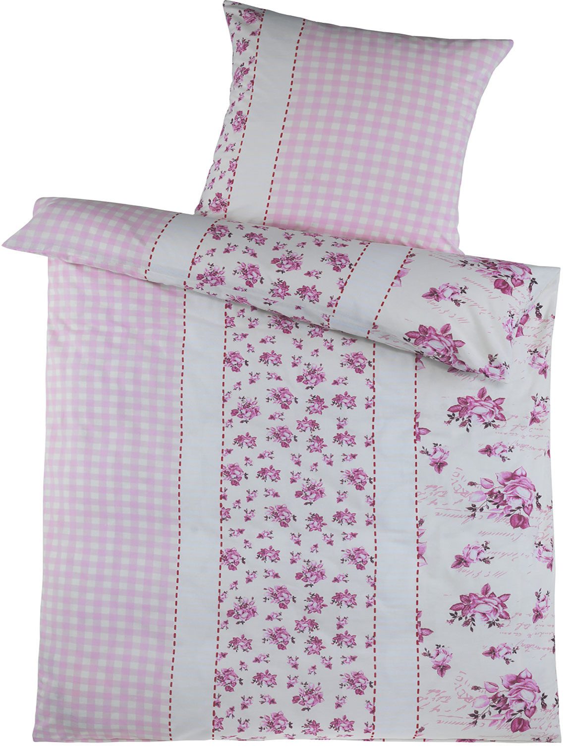 KH-Haushaltshandel Bettwäsche 2-tlg. Biber Winter Bettwäsche, 135x200 + 80x günstig online kaufen