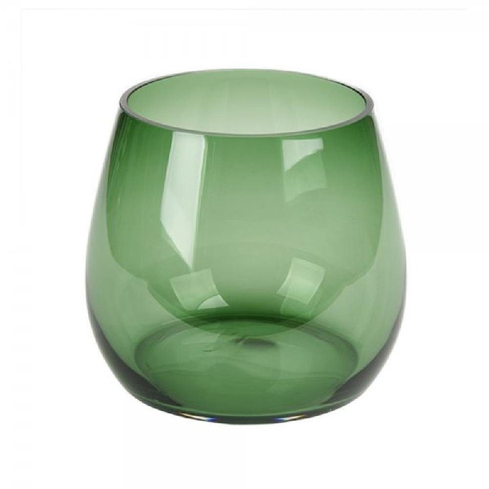 (16cm) Vase Dekovase Glas Lambert Grün