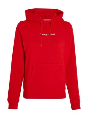 Tommy Jeans Kapuzensweatshirt TJW REG SERIF LINEAR HOODIE mit Tommy Jeans Logoschriftzug