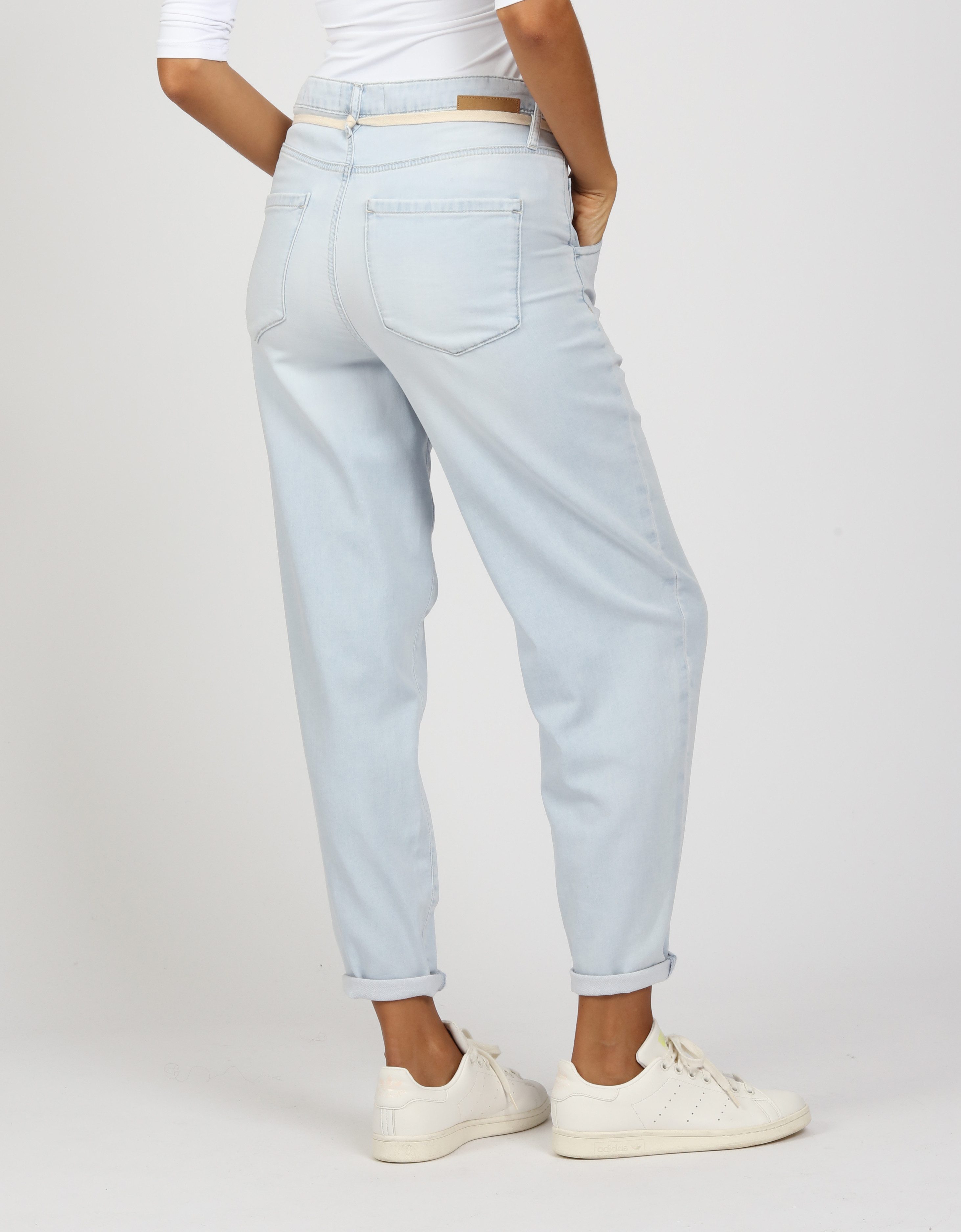 GANG 5-Pocket-Jeans 94VIA JOGGER mit Kordel-Gürtel und O-Shape günstig online kaufen