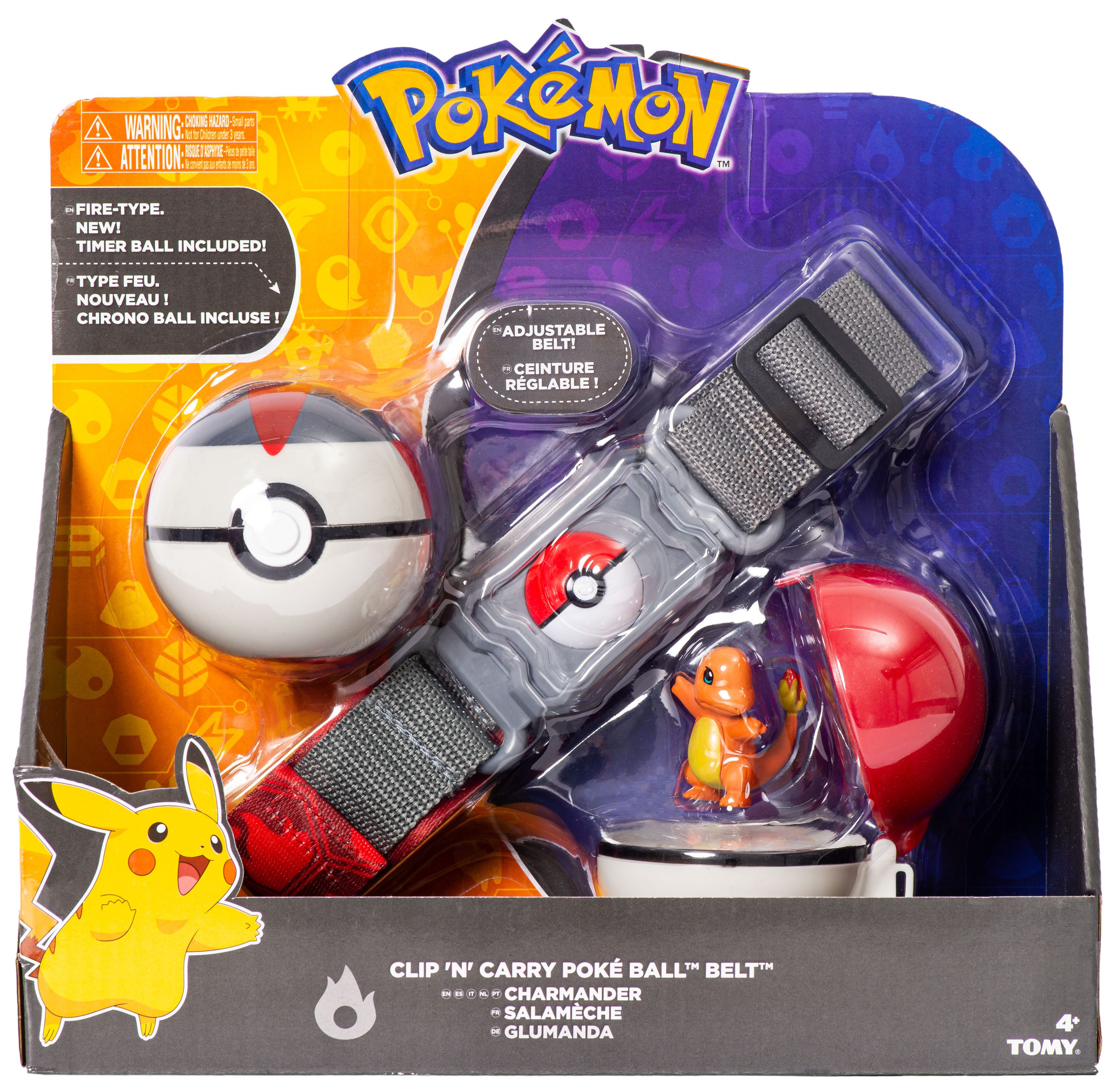Spielfigur Pokémon - Clip'n Carry Gürtel - Glumanda (NEU & OVP)