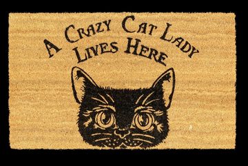 Fußmatte Fantasy Fußmatte mit Katze - Crazy Cat Lady - Nemesis Now, Figuren Shop GmbH, Hauseingang