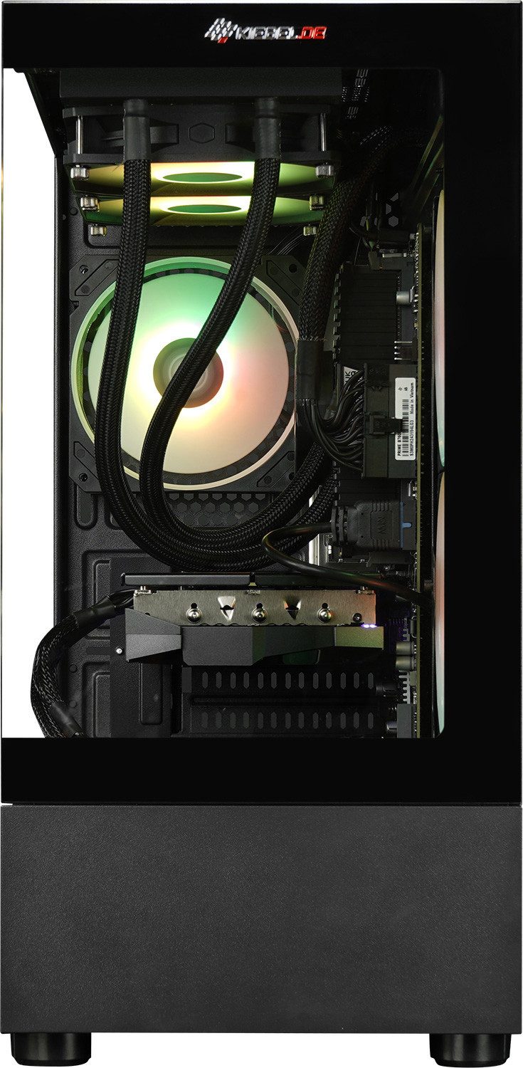 Kiebel InvaderXS V Gaming-PC (AMD Ryzen 9 AMD Ryzen 9 5950X, RTX 5060, 32 GB RAM, 2000 GB SSD, Wasserkühlung, ARGB-Beleuchtung, WLAN)