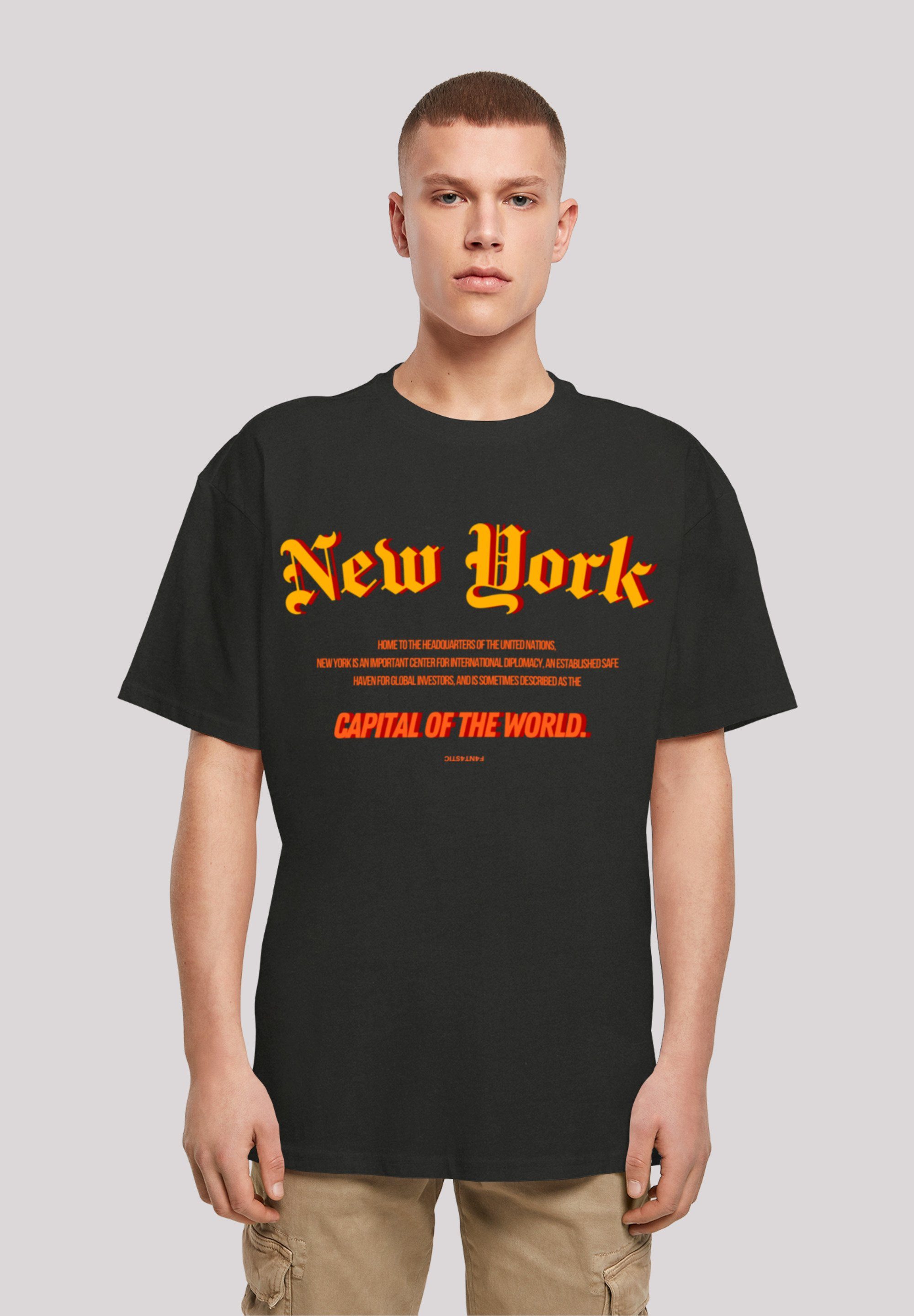 F4NT4STIC T-Shirt New York OVERSIZE TEE Print schwarz