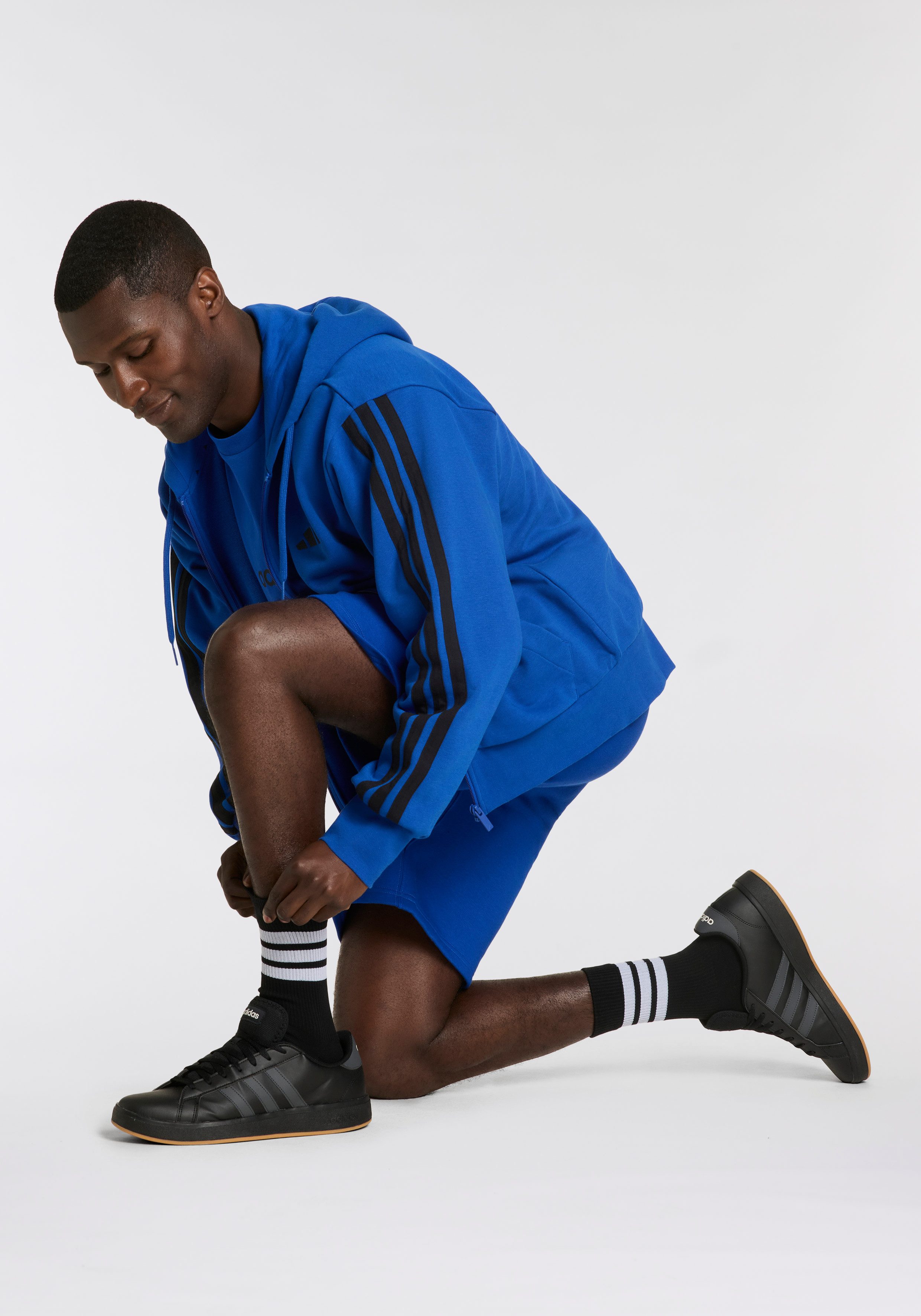 adidas Performance Funktionssocken LOGO, 3 PAAR (3-Paar) für Sport, mit Rippbündchen, aus weichem, stretchigem Baumwollmix