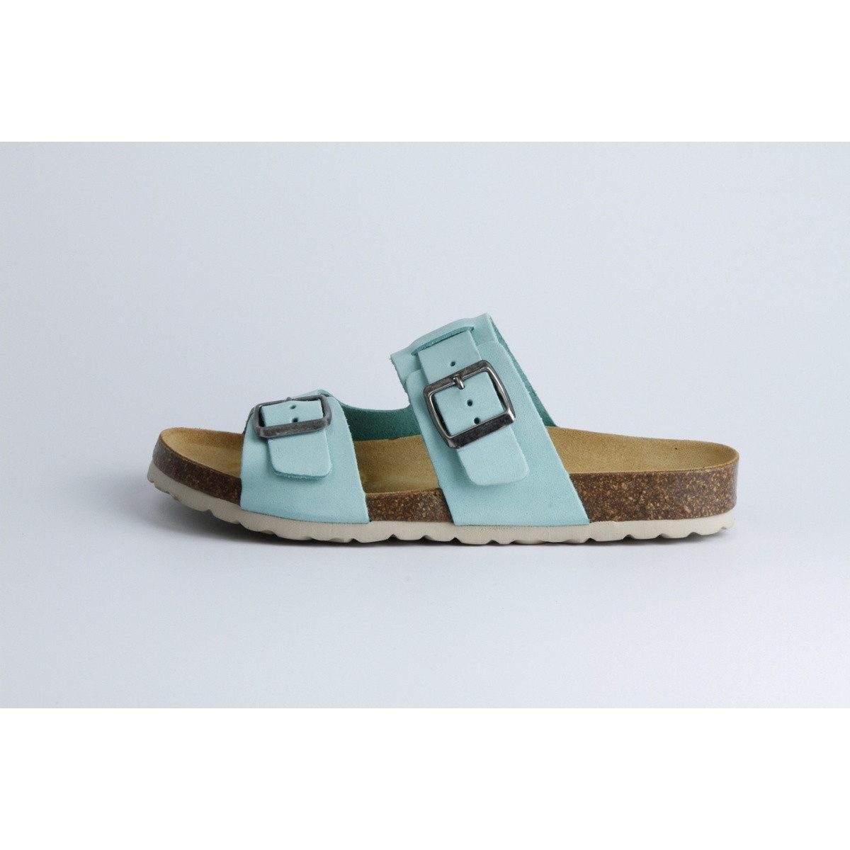 Grand Step Shoes Luca Nubuk (Leder) aquablau Sandale