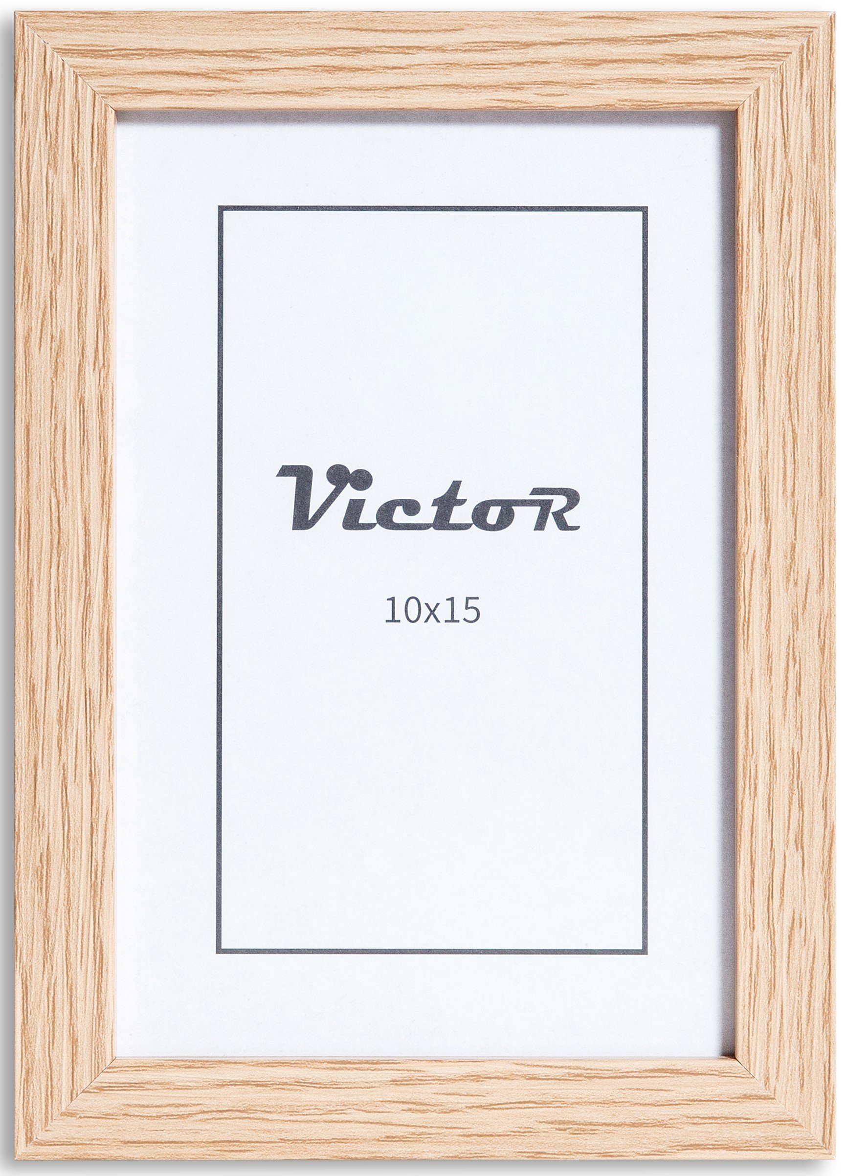Victor (Zenith) Bilderrahmen Bilderrahmen \"Stieler\" - Farbe: Beige - Größe: 10 x 15 cm, Bilderrahmen 10x15 cm Beige A6, Bilderrahmen Modern