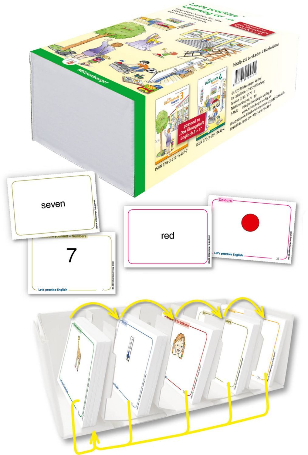 Let´s practice English – Learning cards / diverse