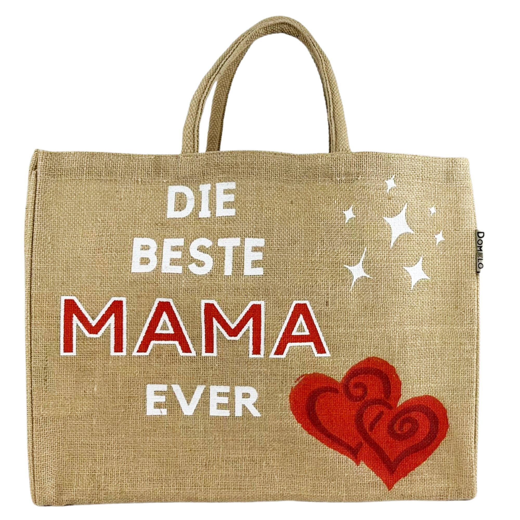 Domelo Einkaufsshopper Jute Einkaufskorb, Vegan Einkaufstasche, günstig online kaufen