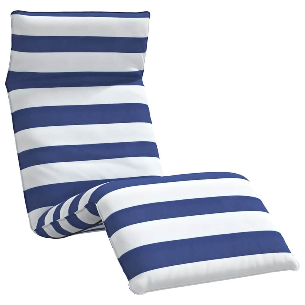 vidaXL Gartenliege Sonnenliege Klappbar Blau und günstig online kaufen
