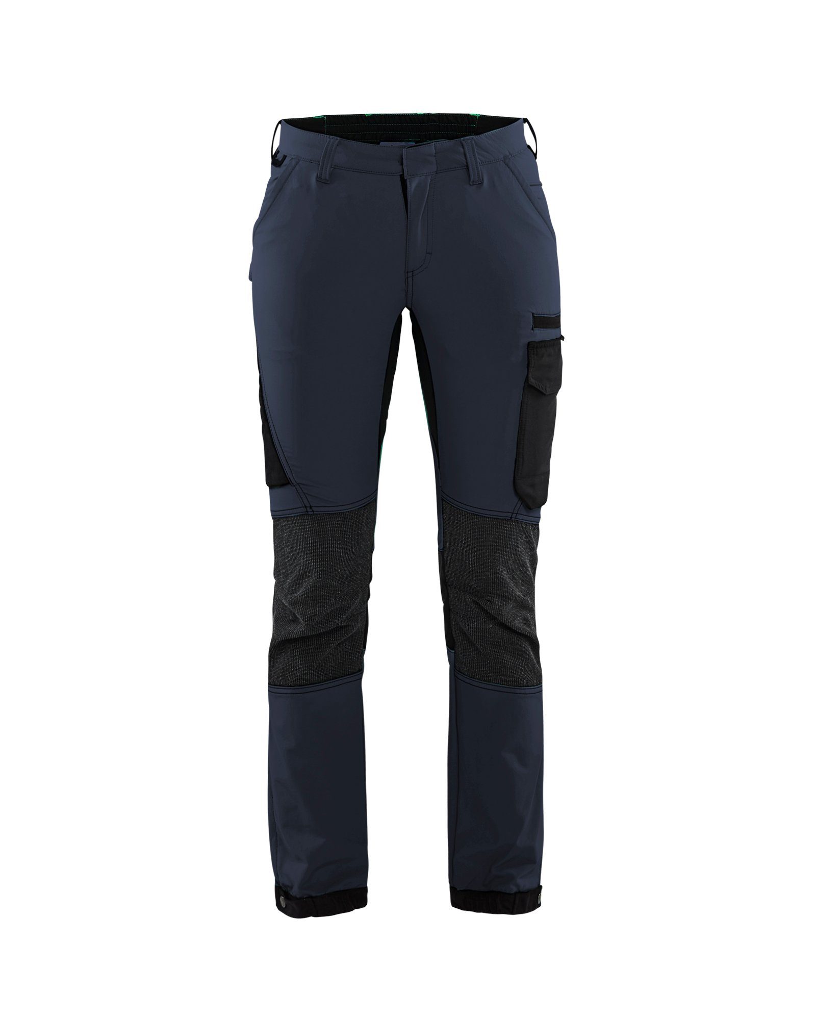 dunkel BLÅKLADER 4-Wege-Stretch (1-tlg) marineblau/schwarz Arbeitsbundhose Damen Service Arbeitshose