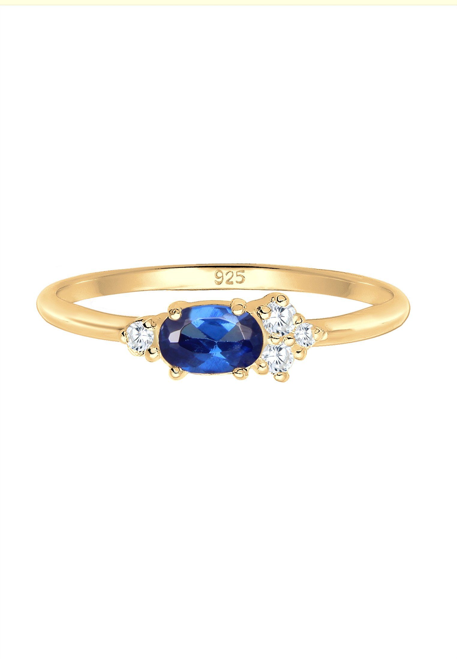 Elli Premium Verlobungsring Zirkonia Synthetischer Rubin günstig online kaufen
