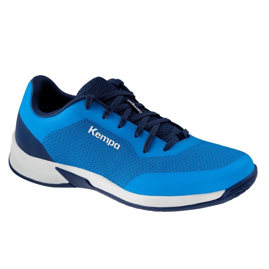 Kempa Hallen-Indoorschuhe Kourtfly Three (Handball) blau/weiss Herren Handb günstig online kaufen