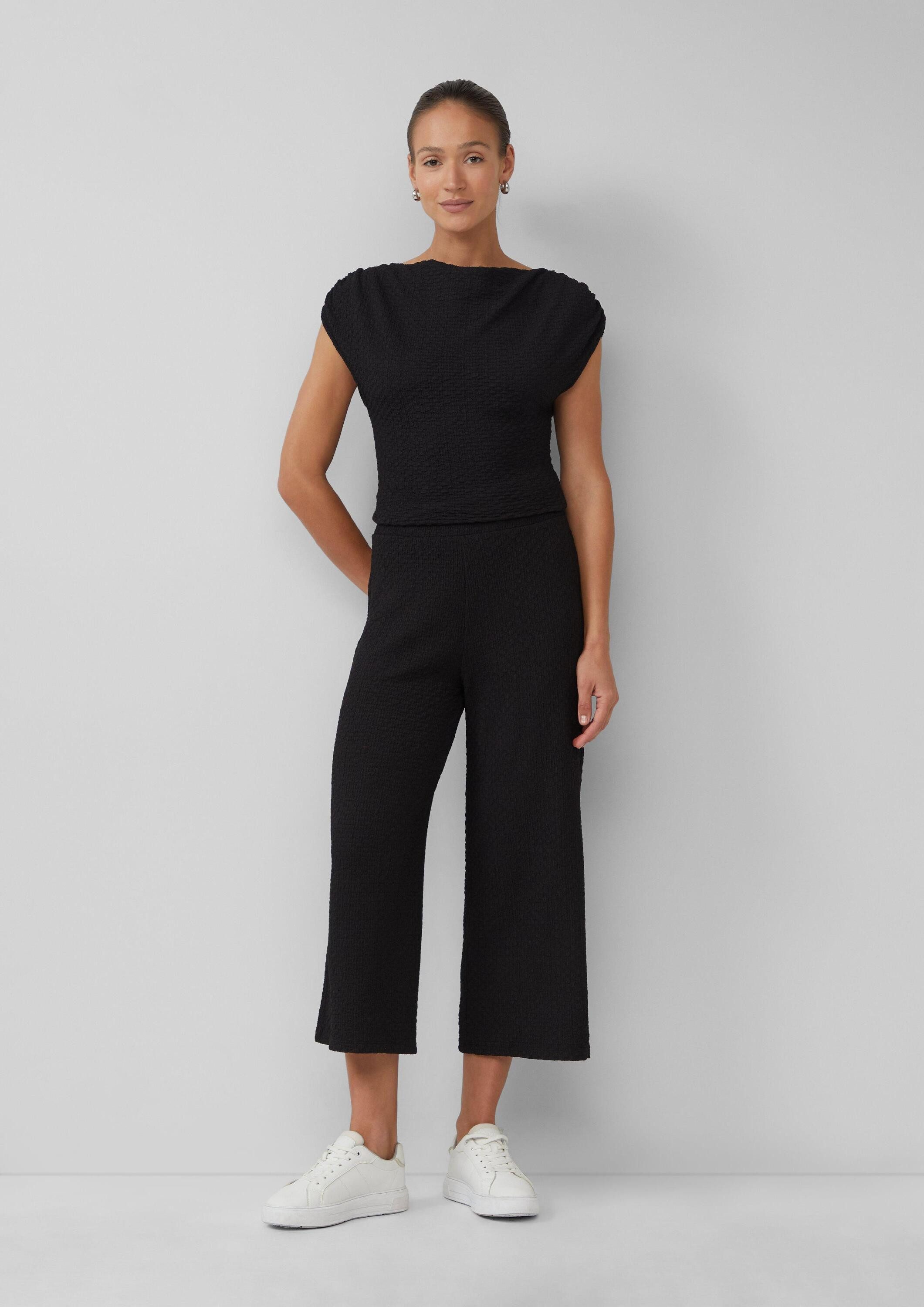 s.Oliver Culotte Hose Strukturierte Culotte